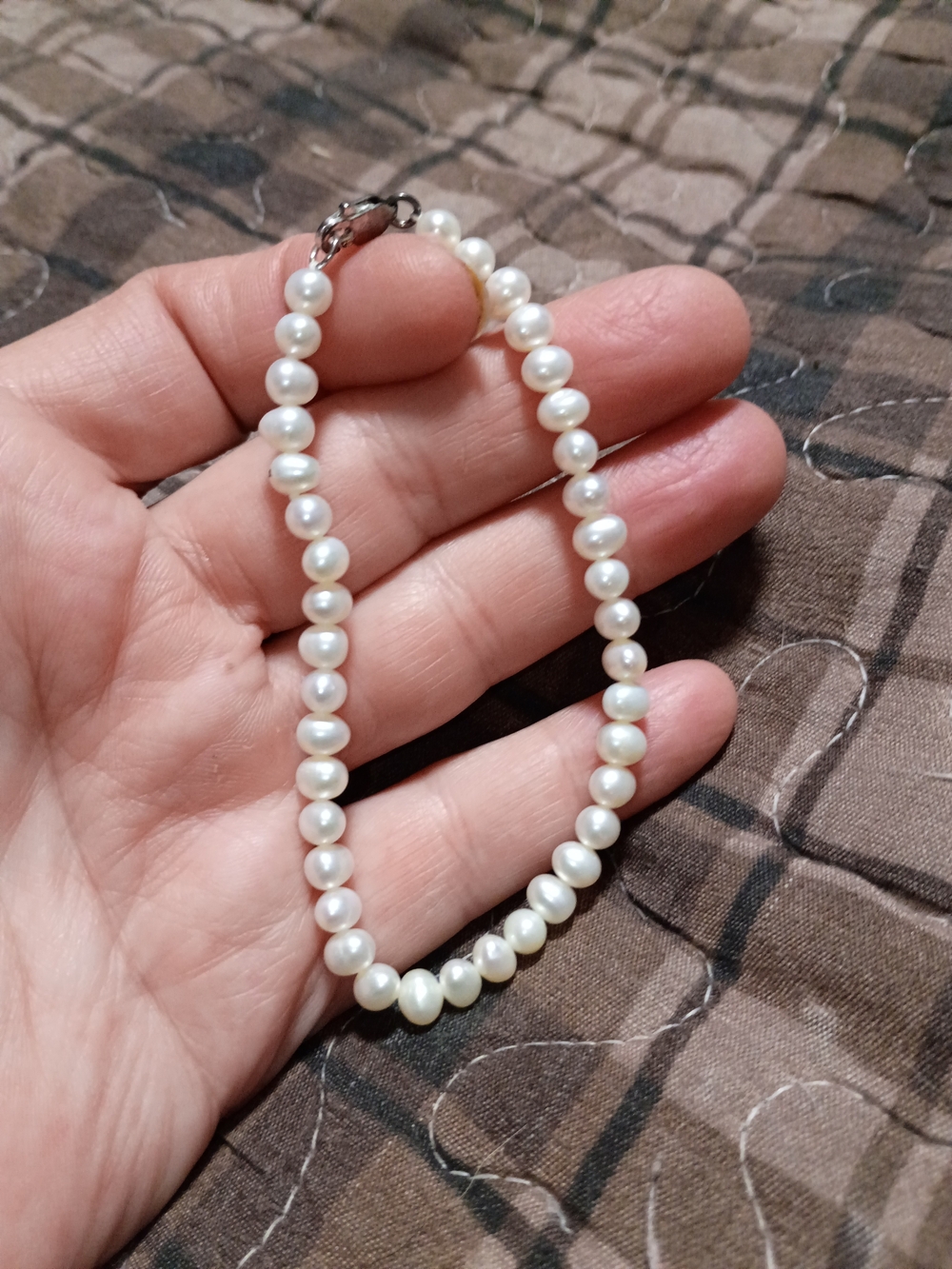 Classic White Pearl Bracelet
